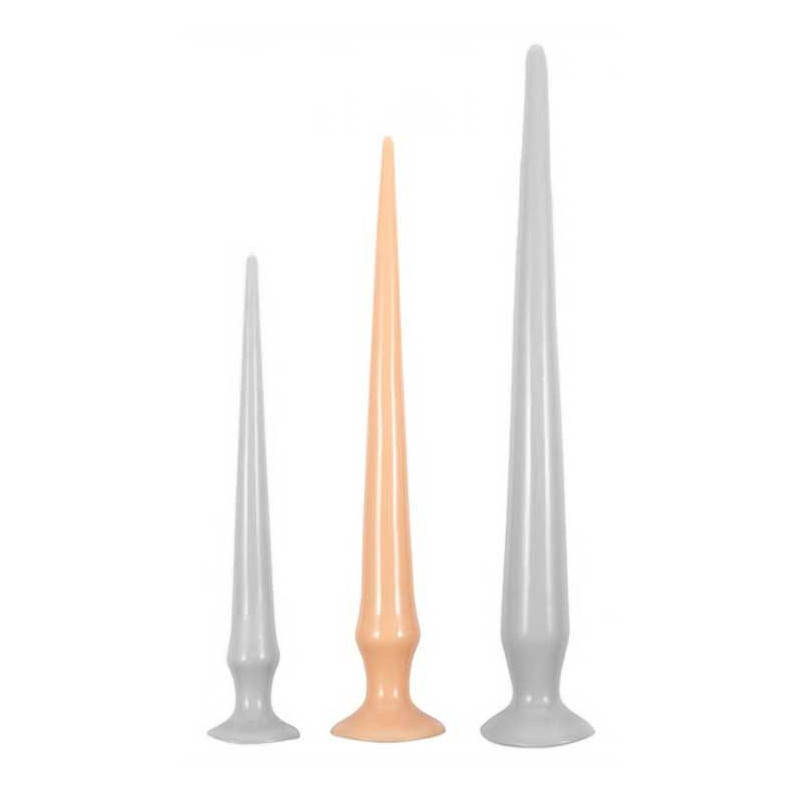 Deepleasure Gode long Tail Flex M 40 x 4.5 cm Flesh